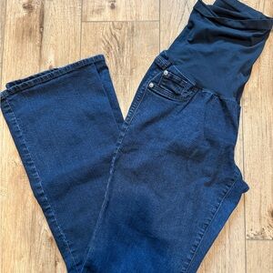 Indigo Blue Maternity Jeans Boot Cut